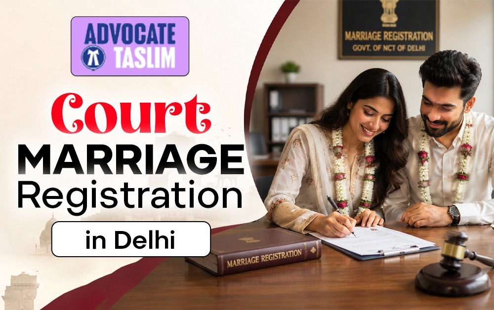 Court Marriage Registration in Delhi – Complete Process, Documents, Fees & Legal Guidance